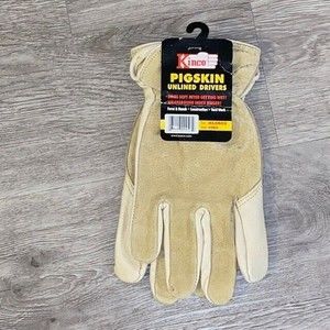 Kinco Pigskin Unlined Drivers Gloves Size XL Style 94WA NWT
